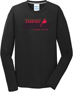 Youth/Adult Port & Company L/S Performance Blend Tee, Black